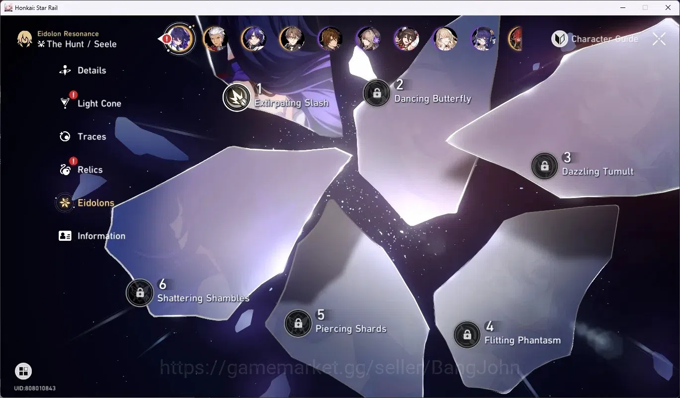 Honkai Star Rail Accounts ASIA|TL 70|19 Char Limited [Hyacine,Dan Heng-Perma image 8