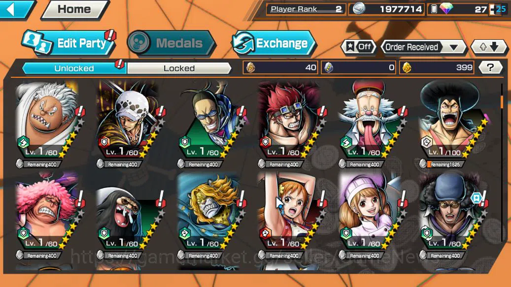 One Piece Bounty Rush Accounts Global|5 EX |T5E ST.Jaygarcia Saturn,AMS Borsalino image 5