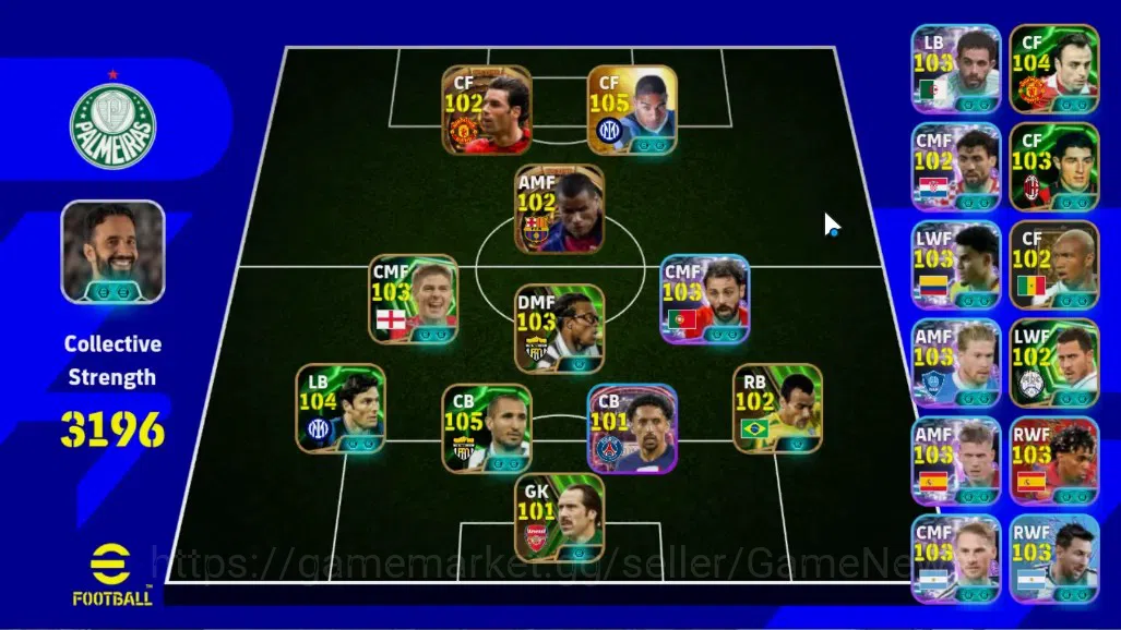 eFootball Accounts Android |2 BigTime(Rivaldo,Ruud Van Nistelrooij)|2 image 1
