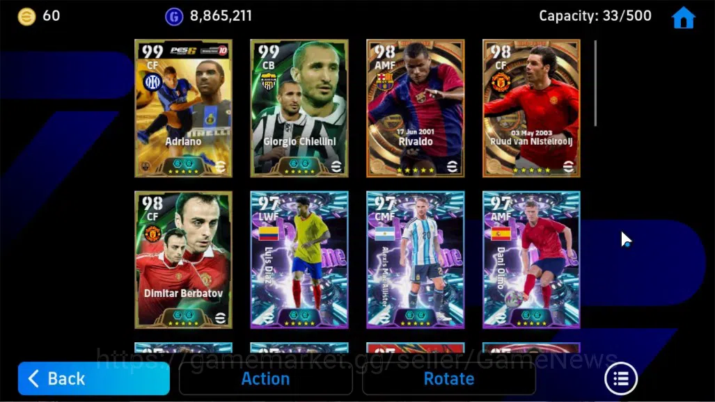 eFootball Accounts Android |2 BigTime(Rivaldo,Ruud Van Nistelrooij)|2 image 4