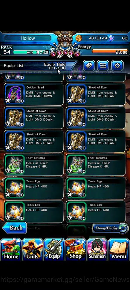 Grand Summoners Accounts Global|Rank 54|14 Ascend+4 TW|[Chloe,Gamagoori,Dia image 17