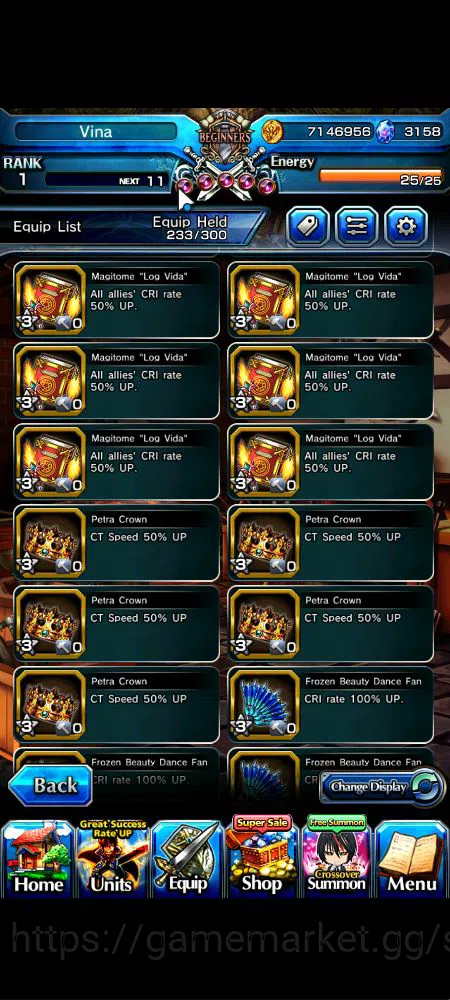 Grand Summoners Accounts Global|Rank 1|3158 cc Ready Gacha|6 Ascend+2 TW|[D image 2