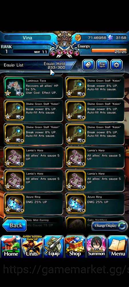 Grand Summoners Accounts Global|Rank 1|3158 cc Ready Gacha|6 Ascend+2 TW|[D image 9