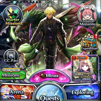 Grand Summoners End-Game Global|Rank 1|3158 cc Ready Gacha|6 Ascend+2 TW|[D image 1