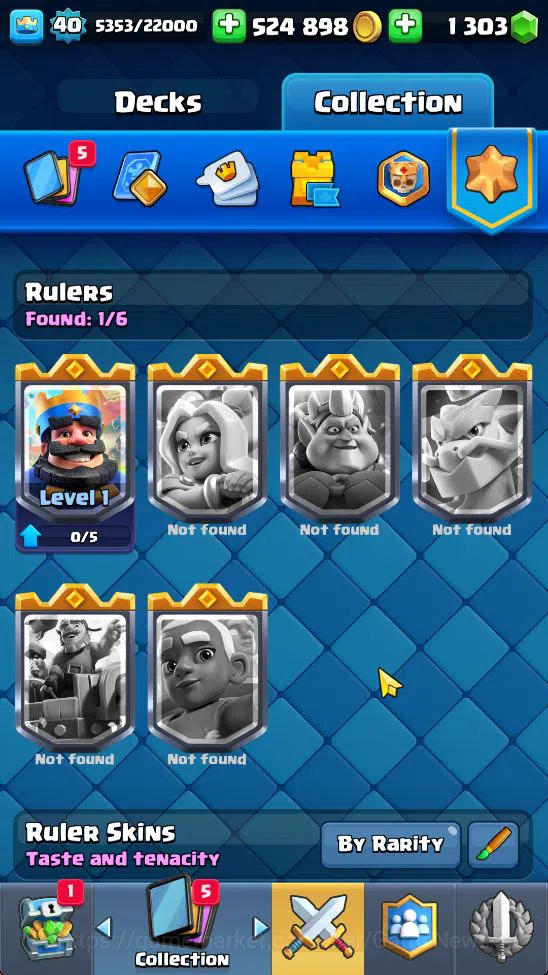 Clash Royale Accounts Midgame Lv 40|Trophy 8413|KTL 13|Limited Skin|Card 121| 2 Hero 9 EVO 8 Champ 21 Legendary 33 Epic 30 20