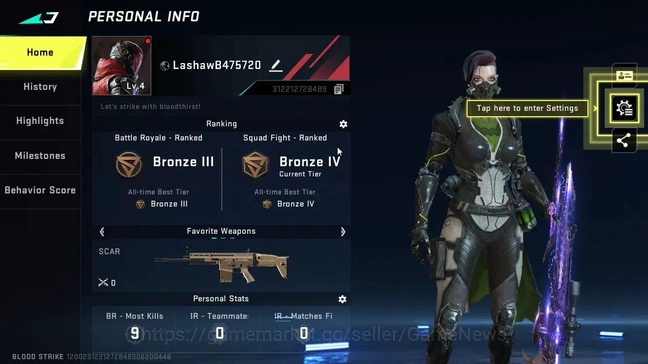 Blood Strike Accounts Asia|ULTRA M700-Iridian, Loot Crate-Fallen Star |L image 2