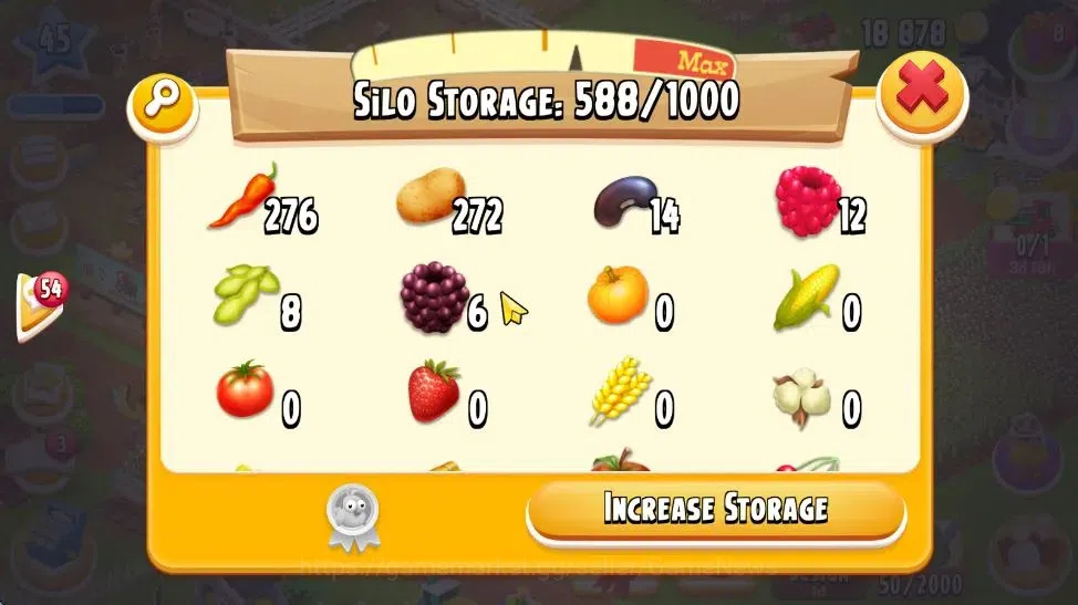 Hay Day Accounts Lvl 45 | Silo Storage 1000 + Barn Storage 1050 | S image 12