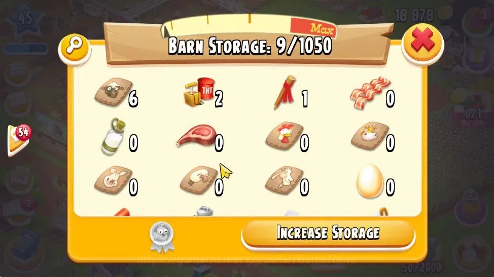 Hay Day Accounts Lvl 45 | Silo Storage 1000 + Barn Storage 1050 | S image 13
