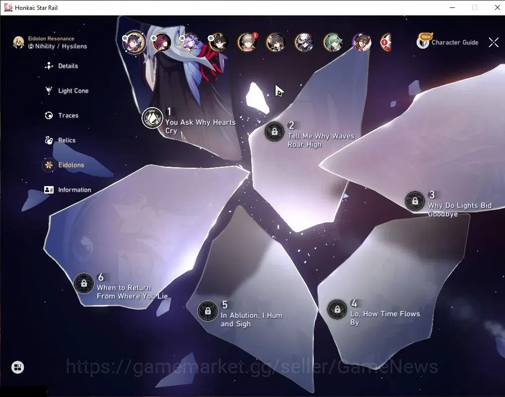 Honkai Star Rail Accounts Asia|TL 62|Triple DoT|8 Limited|[Ashveil,Yao Guang image 7