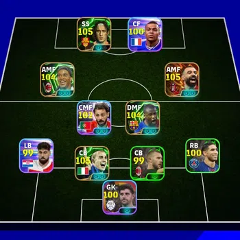 eFootball Legends & Iconic Players Android|PW 3150|Salah Bigtime,Totti + Yaya Toure + image 1