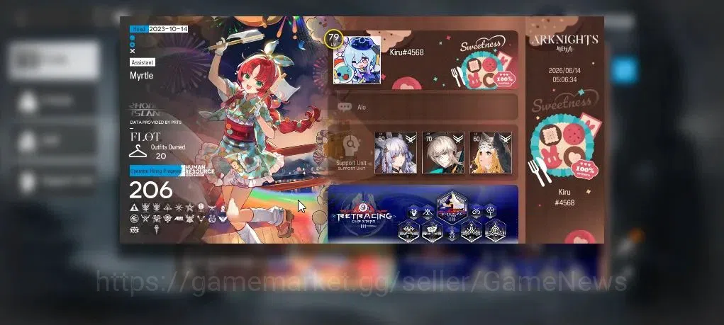 Arknights Accounts Lv 79|206 OP 20 Skin|6 Limited+Collab AVE|SATR,Tog image 2