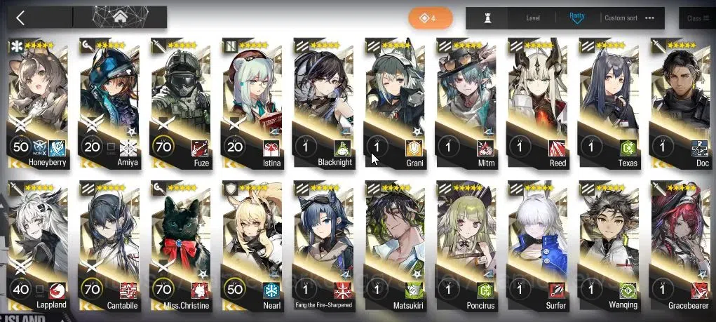 Arknights Accounts Lv 79|206 OP 20 Skin|6 Limited+Collab AVE|SATR,Tog image 9
