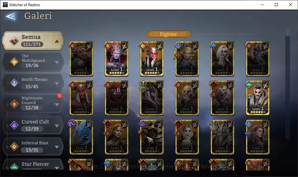 Watcher of Realms Accounts GLOBAL 60x|Lv 43|927K Power|1 Lord [Nastya] +15 Le image 14