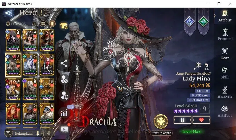 Watcher of Realms Accounts GLOBAL 60x|Lv 43|927K Power|1 Lord [Nastya] +15 Le image 7