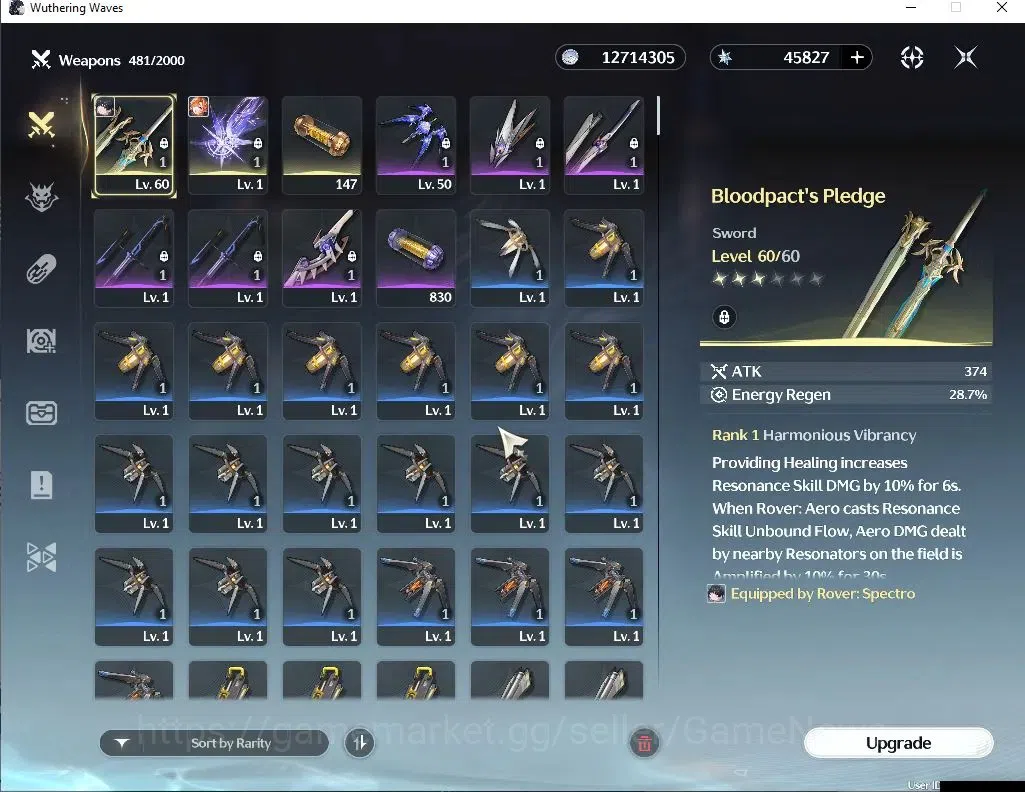 Wuthering Waves Accounts NA|Ready Gacha 45K Astrite+123 LT|UL 46| 2 Limited image 4