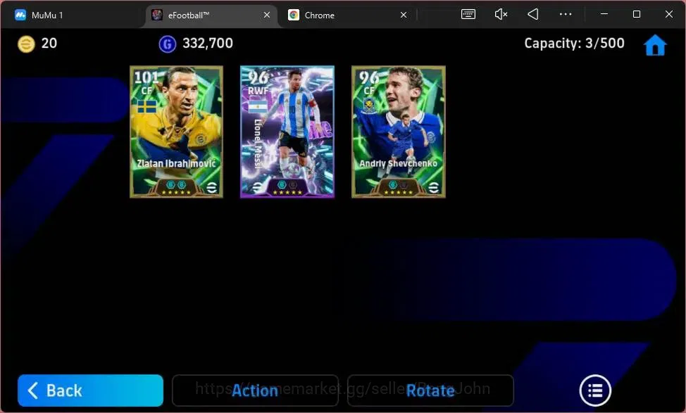 eFootball Accounts Android|PW 3080|Epic Zlatan Ibrahimovic, Andriy Sh image 3