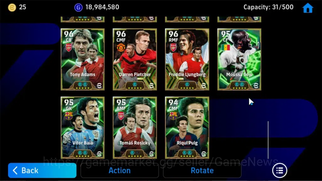 eFootball Accounts Legends & Iconic Players Android|BigTime Frank Rijkaard,Diego Forlan,31Epic 12