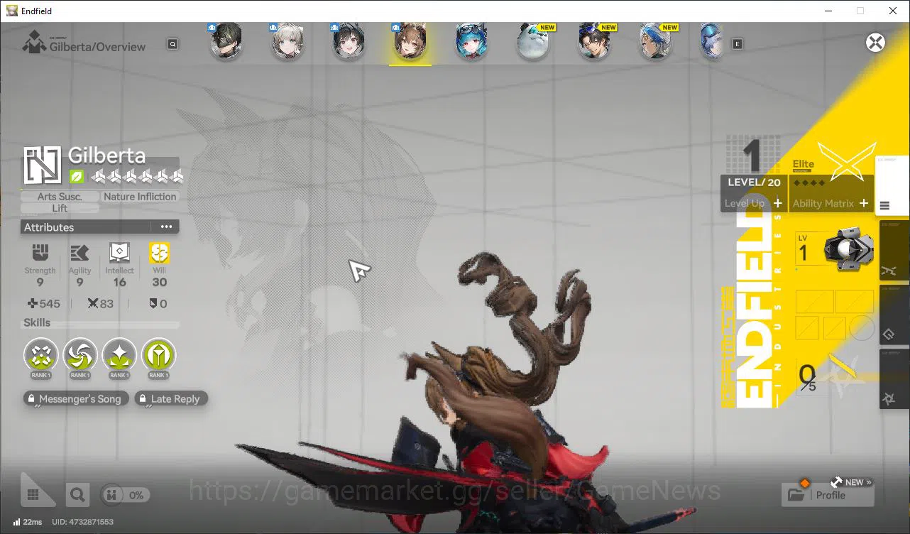 Arknights: Endfield Accounts ASIA| Lv 2 Fresh Starter |2 SSR  (Gilberta,Last Ri image 3