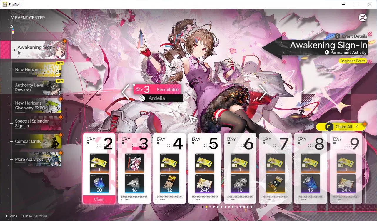 Arknights: Endfield Accounts ASIA| Lv 2 Fresh Starter |2 SSR  (Gilberta,Last Ri image 11