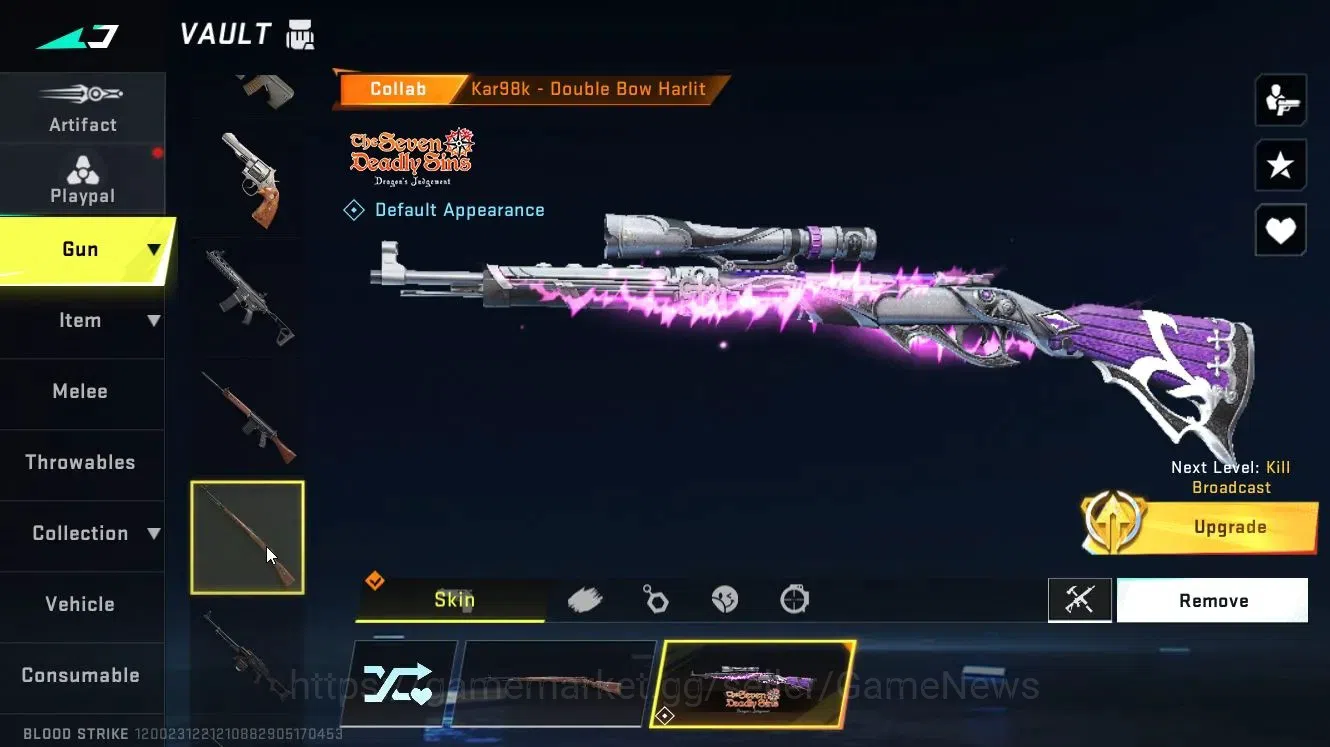 Blood Strike Accounts Asia|ETERNAL Desert Eagle-Scorpius|Collab 7DS[Kar9 image 12