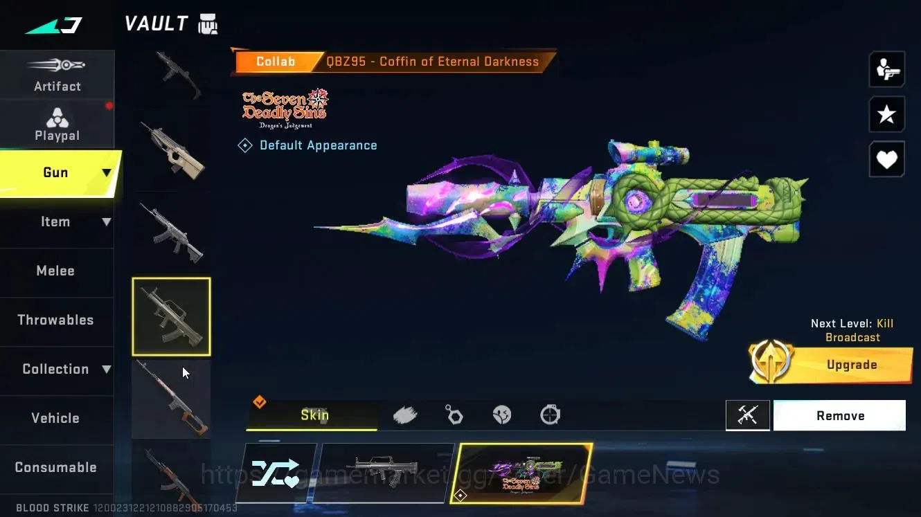 Blood Strike Accounts Asia|ETERNAL Desert Eagle-Scorpius|Collab 7DS[Kar9 image 13