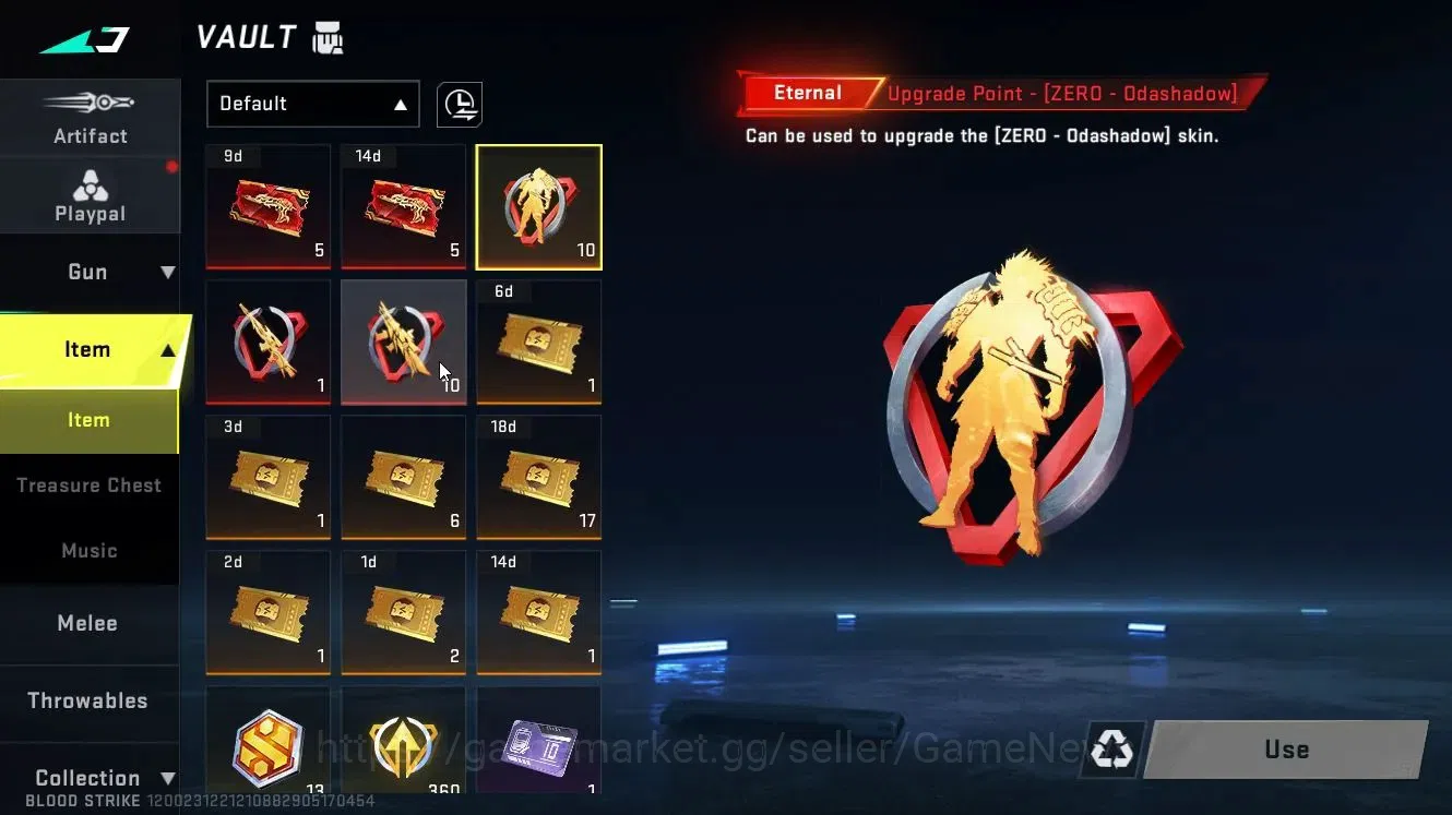 Blood Strike Accounts Asia|ETERNAL Desert Eagle-Scorpius|Collab 7DS[Kar9 image 14