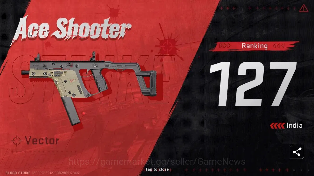 Blood Strike Accounts Asia|ETERNAL Desert Eagle-Scorpius|Collab 7DS[Kar9 image 2