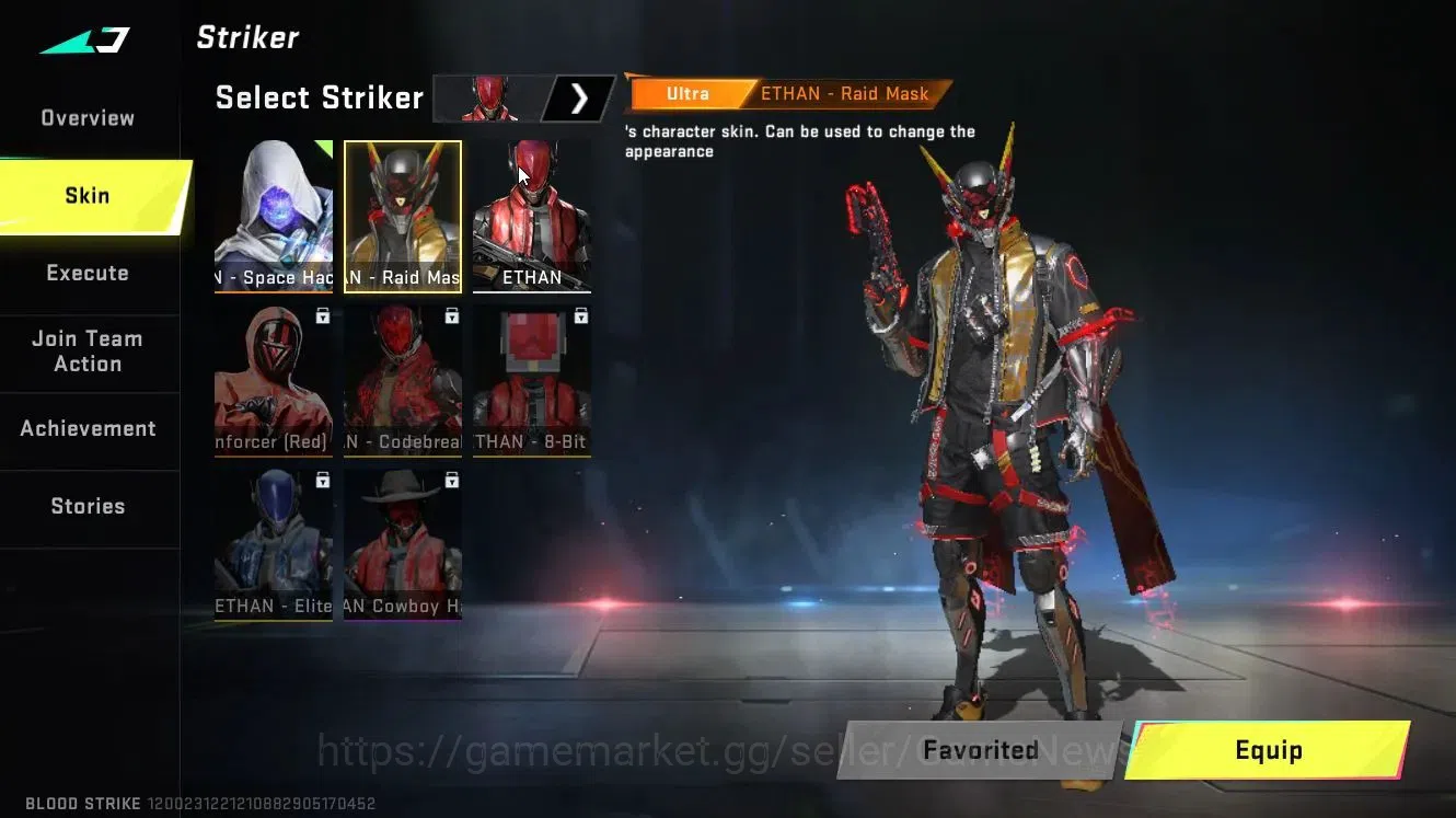 Blood Strike Accounts Asia|ETERNAL Desert Eagle-Scorpius|Collab 7DS[Kar9 image 5