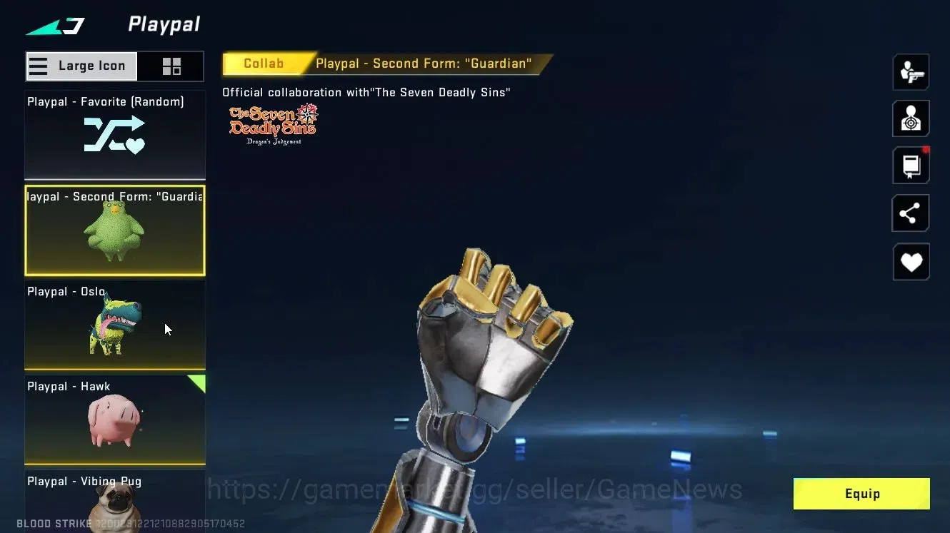 Blood Strike Accounts Asia|ETERNAL Desert Eagle-Scorpius|Collab 7DS[Kar9 image 7