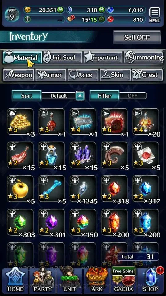 Last Cloudia Accounts GLOBAL|Rank 9|Top Tier Unit [Demon Lord Judecca-Sa image 7