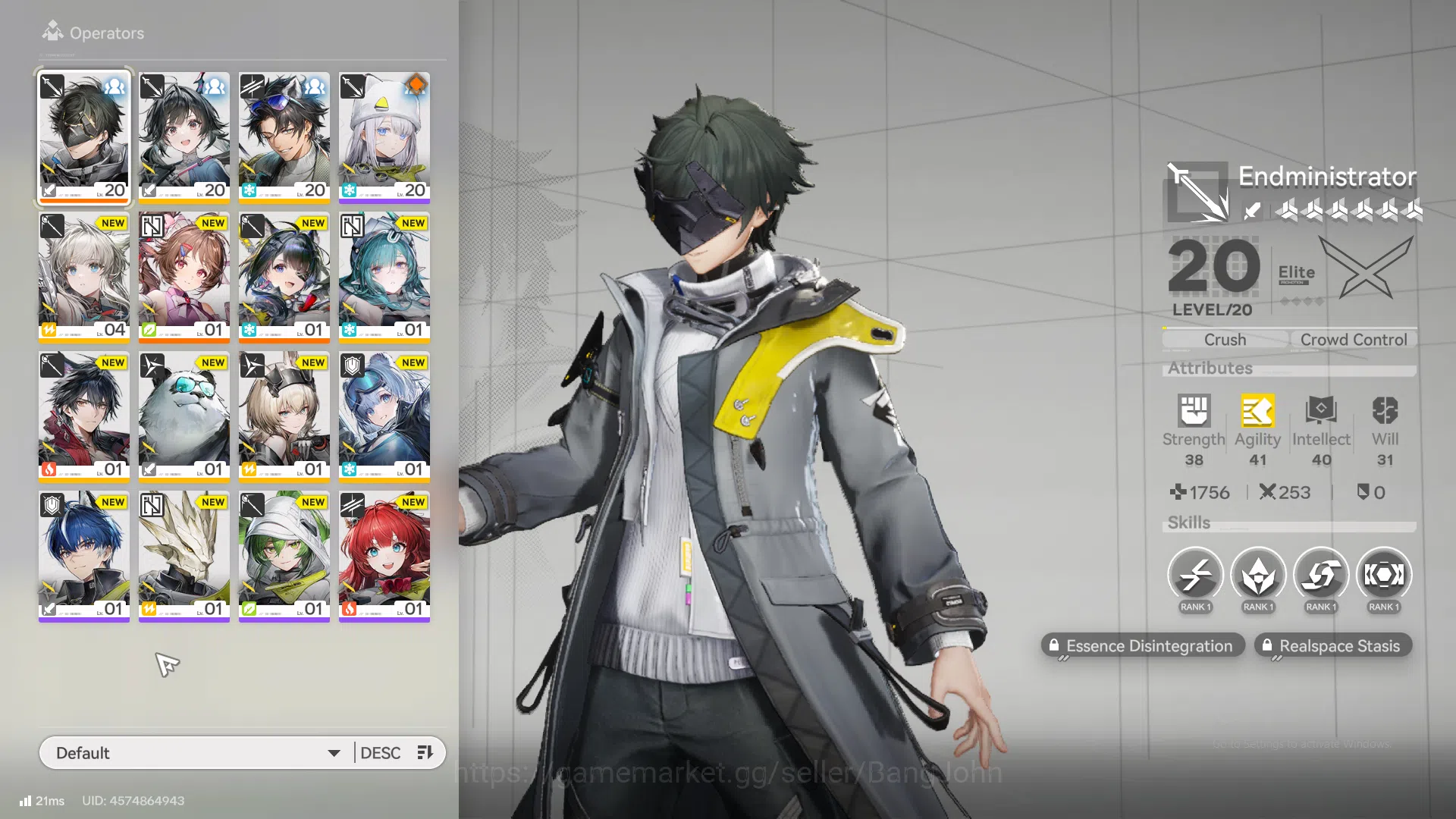Arknights: Endfield Accounts ASIA | Starter fresh Tangtang, Ardelia, WP 6s 2 mo image 1