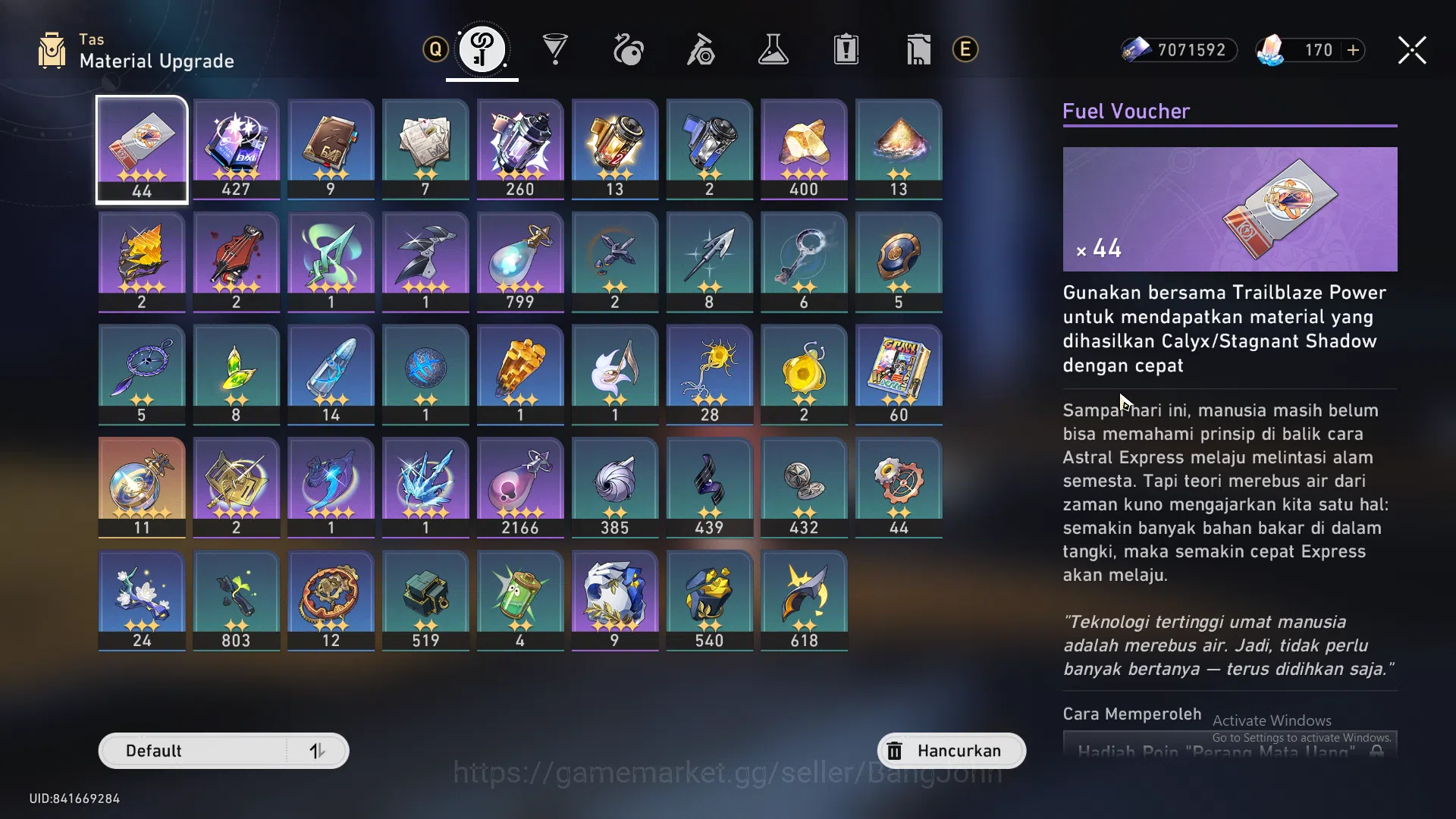 Honkai Star Rail Accounts ASIA|TL 46|6 limit|Yao Guang,Sparkle,DanHeng PT,Ru image 5