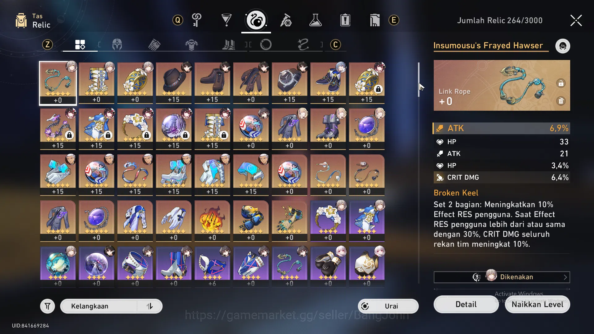 Honkai Star Rail Accounts ASIA|TL 46|6 limit|Yao Guang,Sparkle,DanHeng PT,Ru image 7