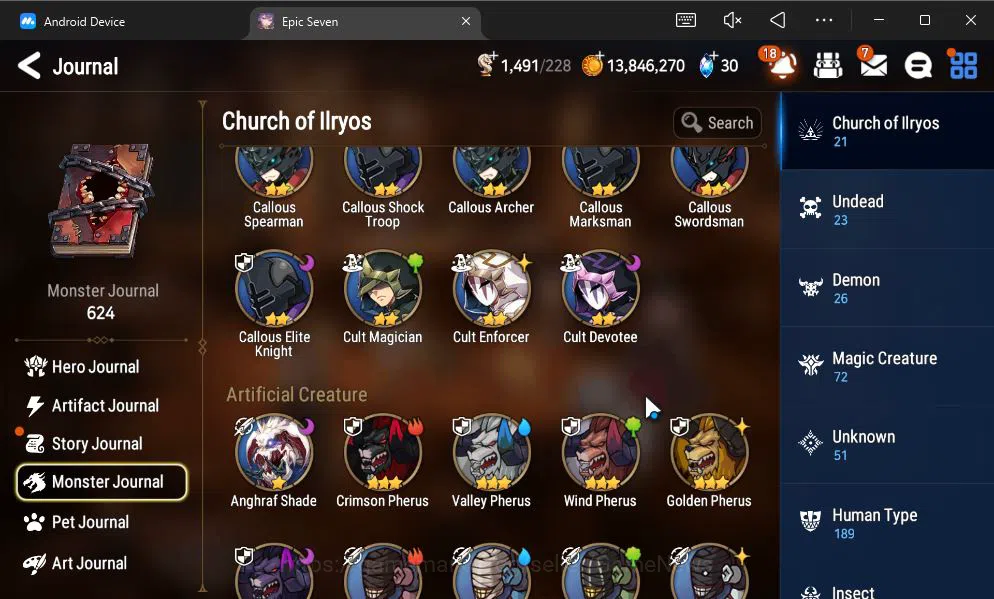 Epic Seven Accounts GLOBAL UNVERIF|New Era|3 ML(Empry Ilynav,SB Aramin image 17