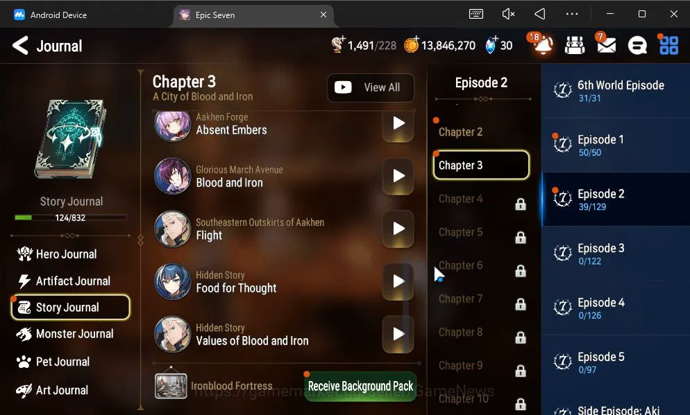 Epic Seven Accounts GLOBAL UNVERIF|New Era|3 ML(Empry Ilynav,SB Aramin image 18