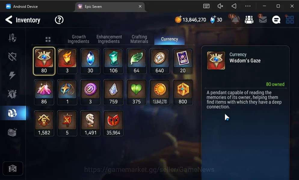 Epic Seven Accounts GLOBAL UNVERIF|New Era|3 ML(Empry Ilynav,SB Aramin image 3