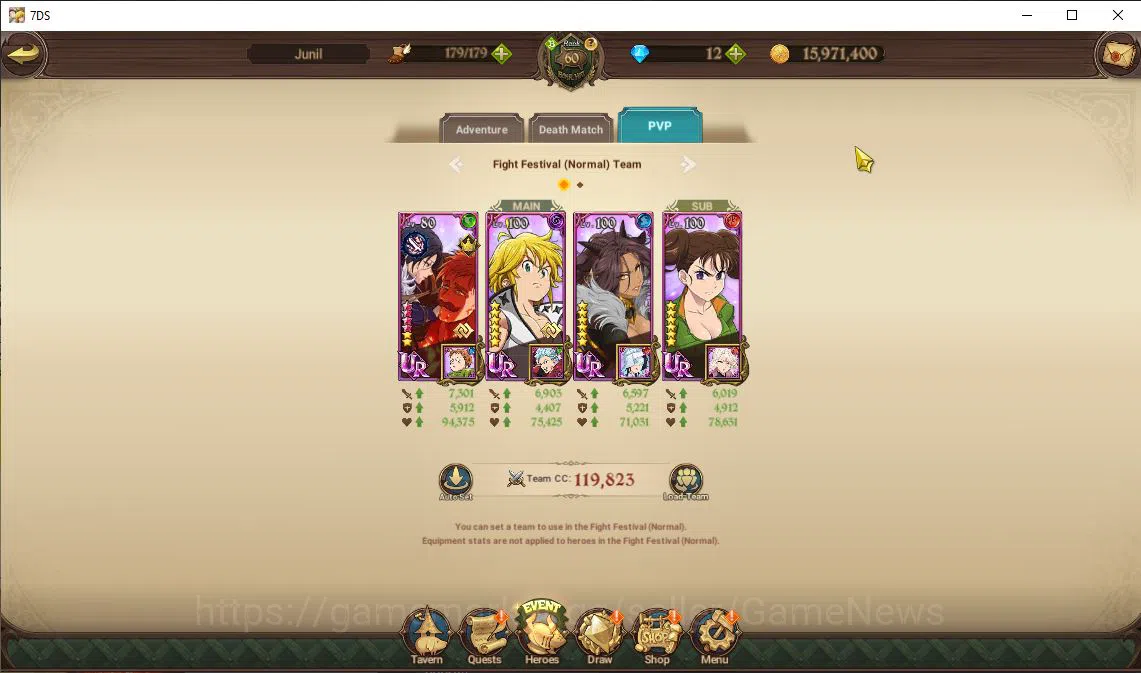 The Seven Deadly Sins: Grand Cross Accounts Global | 1,1 M CC | Chapter 4 | 1 LR+ 4 UR | Helbr image 10
