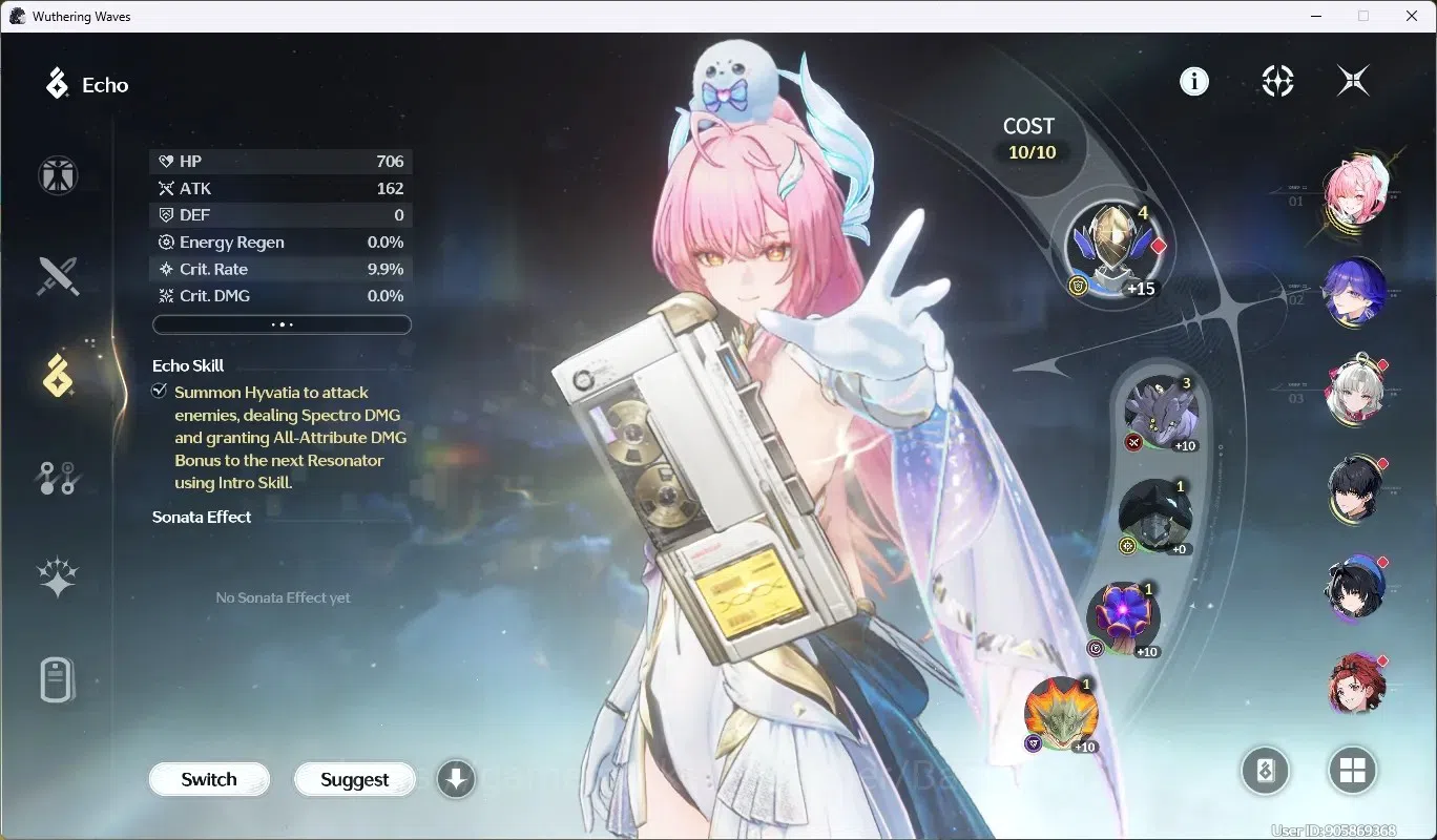 Wuthering Waves Accounts Others SEA|UL 35 | Rank 4 | 4 Char Limited Aemeath, Lucilla, Carlotta, Rebecca | 5563 Astrite | Mc 3