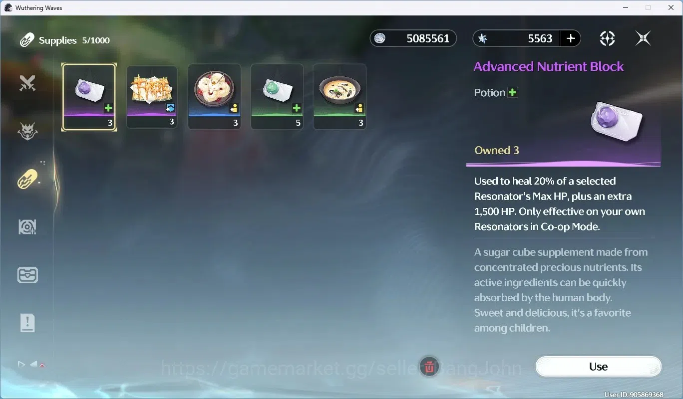 Wuthering Waves Accounts Others SEA|UL 35 | Rank 4 | 4 Char Limited Aemeath, Lucilla, Carlotta, Rebecca | 5563 Astrite | Mc 8