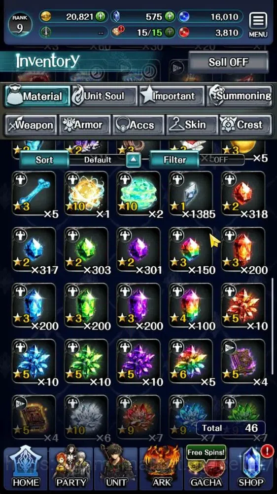 Last Cloudia Accounts GLOBAL|Rank 9|Collab Brave Frontier (Goddess Tilit image 7