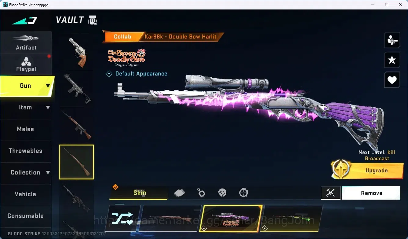 Blood Strike Accounts ASIA |1 ETERNAL:Desert Eagle-Scorpius | 4 COLLAB G image 10