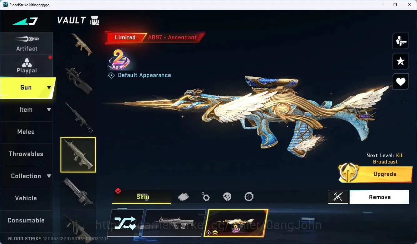Blood Strike Accounts ASIA |1 ETERNAL:Desert Eagle-Scorpius | 4 COLLAB G image 7
