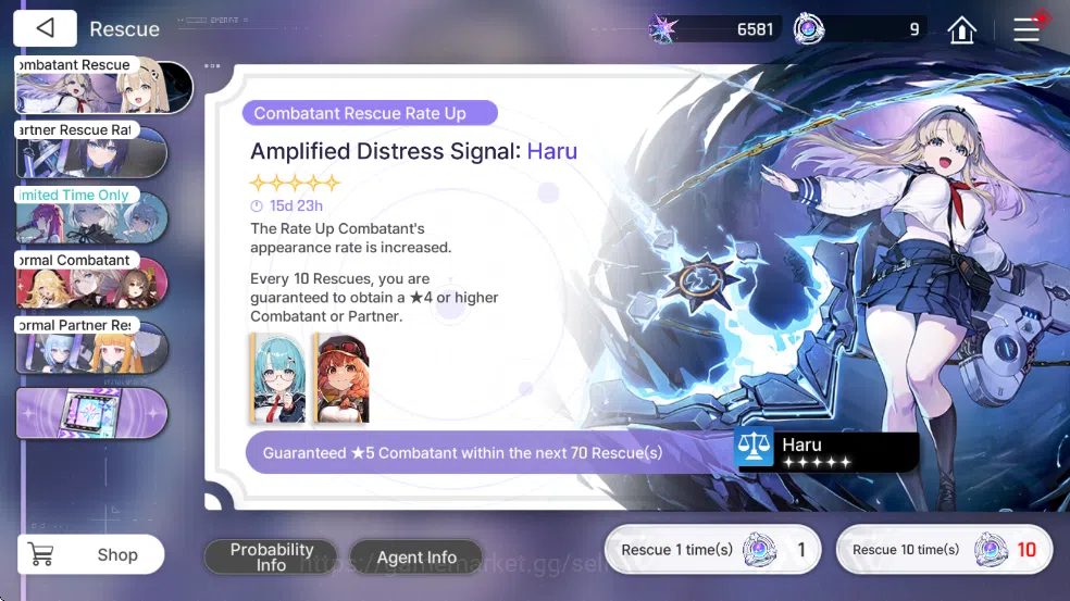 Chaos Zero Nightmare Accounts Global | Lv20 | Midgame 1 SSR (Veronica + 7 SR) +  image 6