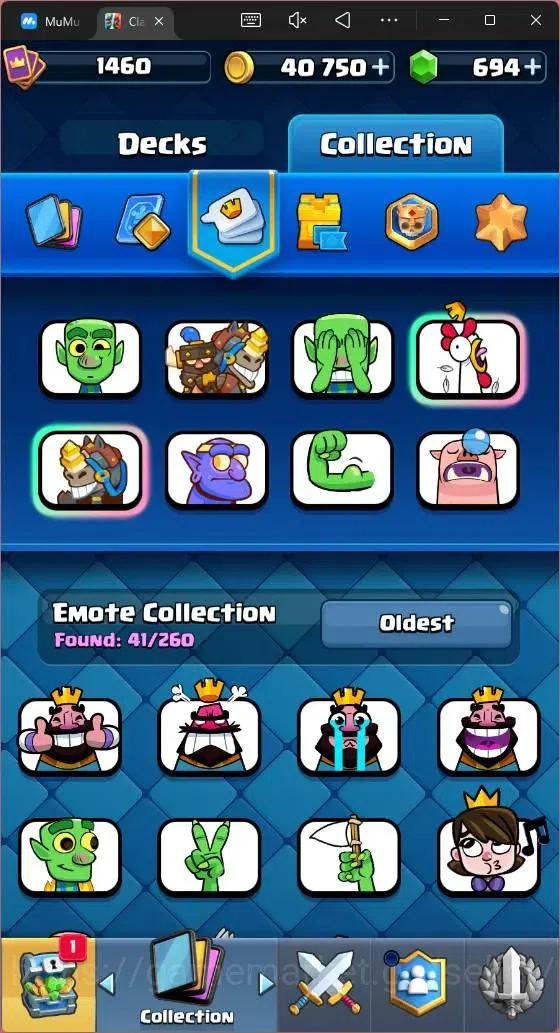 Clash Royale Accounts Mobile |CL 1460|KTL 15|Trophy 11998|Card 121|2 Max image 16