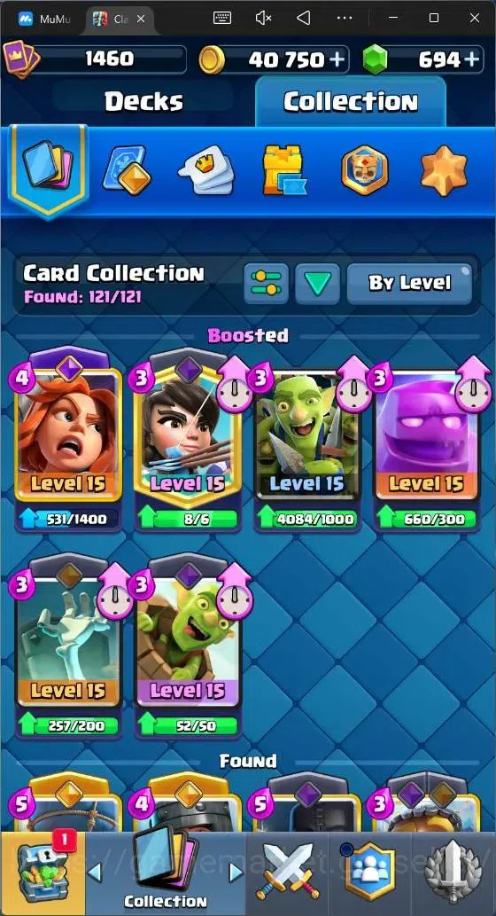 Clash Royale Accounts Mobile |CL 1460|KTL 15|Trophy 11998|Card 121|2 Max image 7