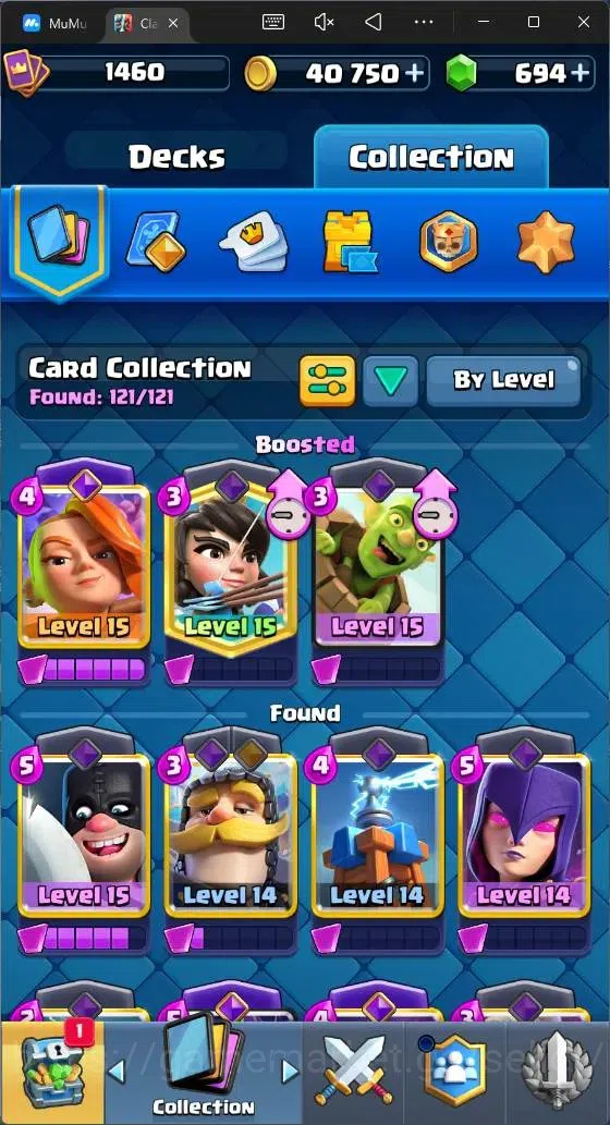 Clash Royale Accounts Mobile |CL 1460|KTL 15|Trophy 11998|Card 121|2 Max image 9