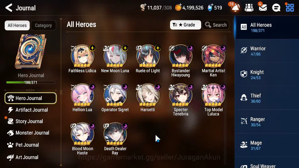 Epic Seven Accounts Asia Unverif|12 ML(BM Haste,DD Ray,NM Luna,Har set image 3