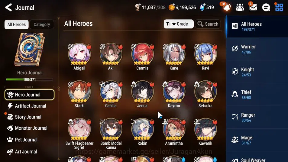 Epic Seven Accounts Asia Unverif|12 ML(BM Haste,DD Ray,NM Luna,Har set image 4
