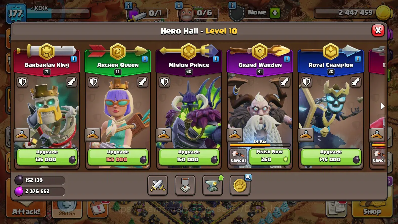 Clash of Clans Accounts Global | TH16-BH9|LVL 177|HH10|BK71,AQ77,MP60,GW41 image 10