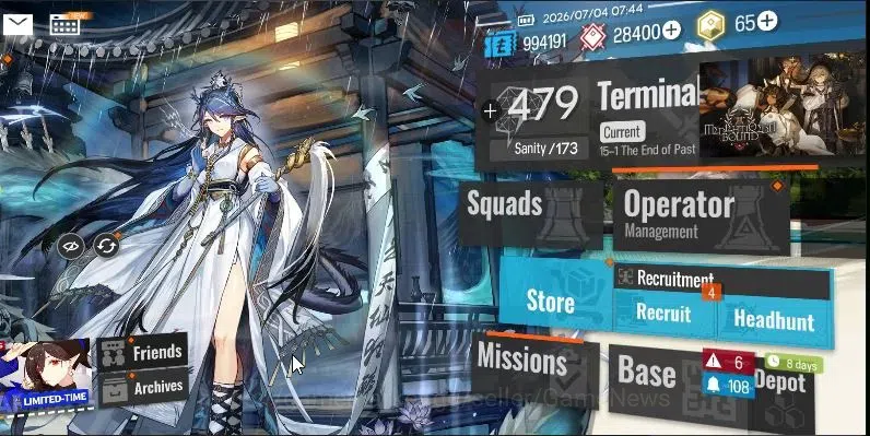 Arknights Accounts High-End Lvl 78|277 Op+50 Outfits|28,4k Oru|19 Limited|Ling P1,GTI 1